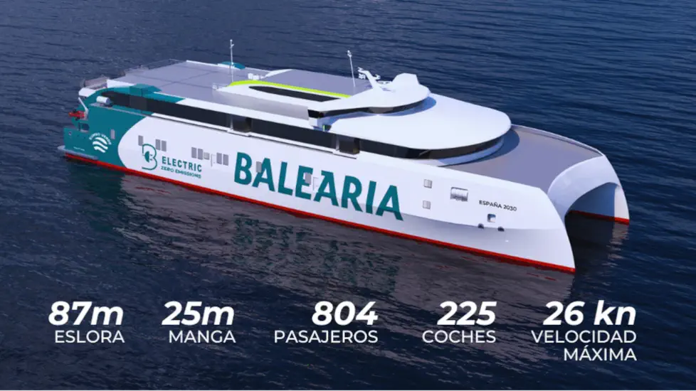 Balearia electric fast ferry