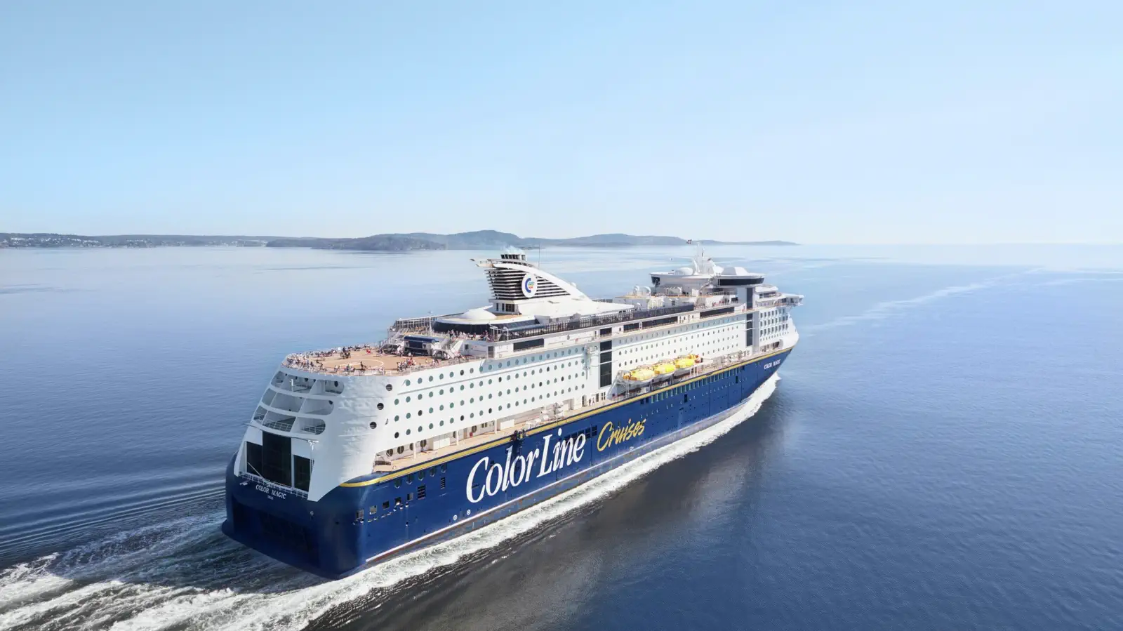 The Color Line cruise ferry Color Magic connects Germany with Norway on the route Kiel-Oslo.