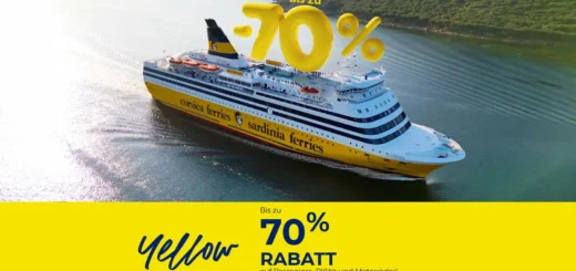 Corsica Ferries Black Friday 2024 - Yellow Friday with up to 70% discount