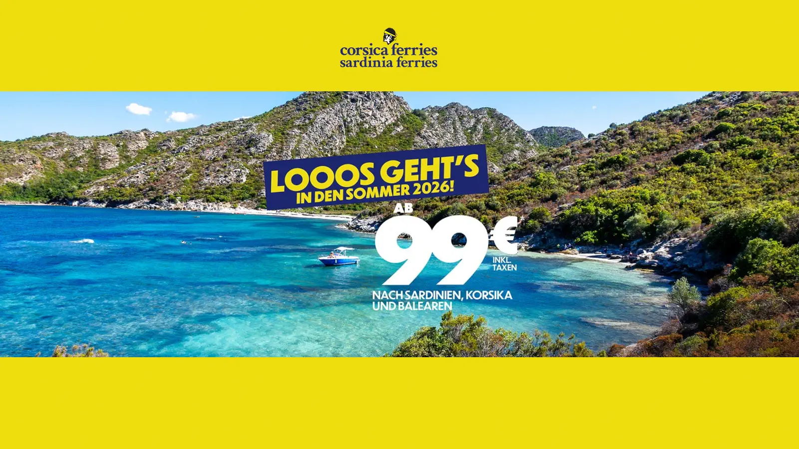 Corsica Ferries booking start and Flex Ticket 2026