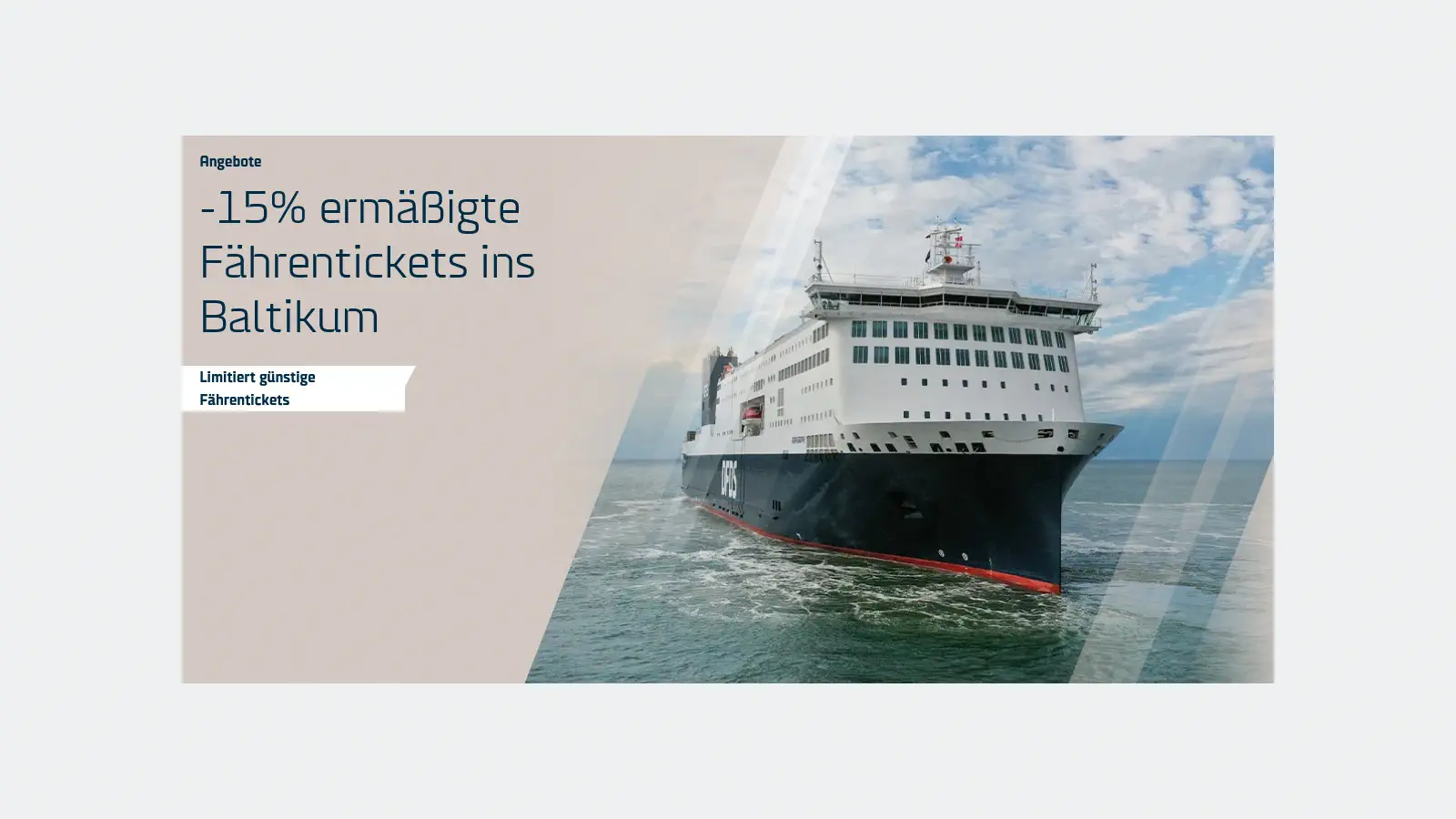 DFDS Baltic discount - 15% discount on ferry tickets to Lithuania