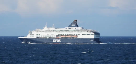 The DFDS Ferry Pearl Seaways on its way from Copenhagen via Frederikshavn to Oslo.