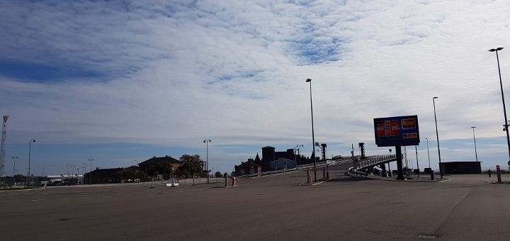 Ferry pier in Gedser (Denmark)