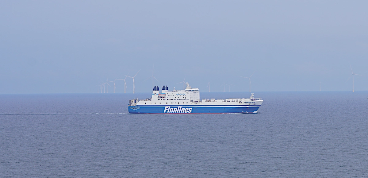 Finnlines Ferry Finnpartner on the way from Travemünde to Malmö
