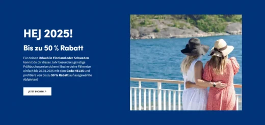 Finnlines Hej 2025 offer - up to 55% discount