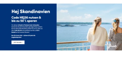 Finnlines Hej 2026 early booking offer - up to 55% discount