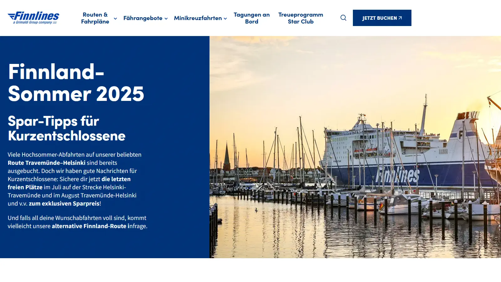 Finnlines Summer offer 2025