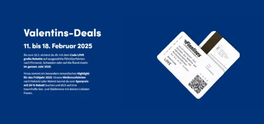 Finnlines Valentine's Day offer with 50% discount