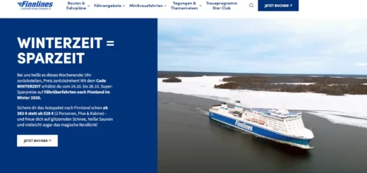 Finnlines winter offers for voyages in winter 2026.