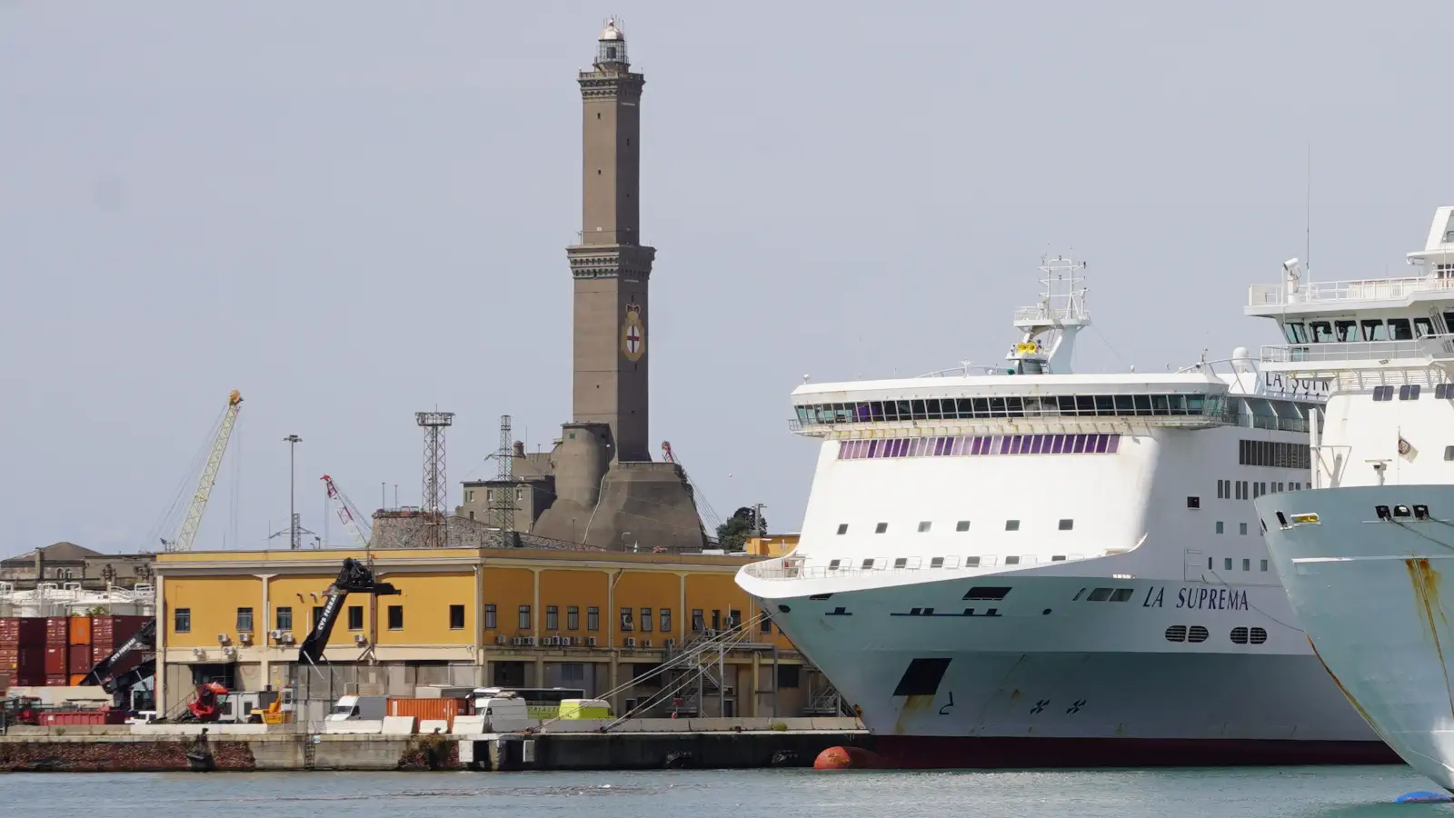GNV Ferries La Suprema in Genoa.