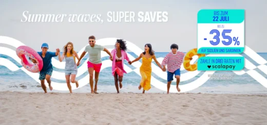 GNV summer offer with up to 35% discount.