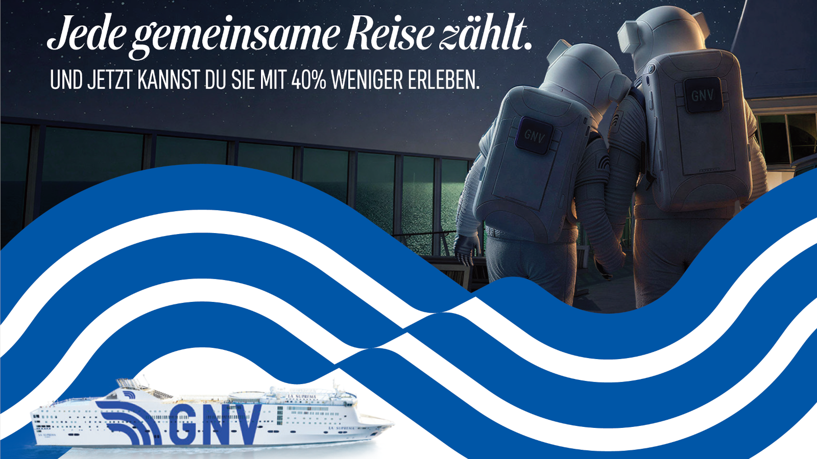 GNV Valentine's Day offer with 40% discount on ferry crossings