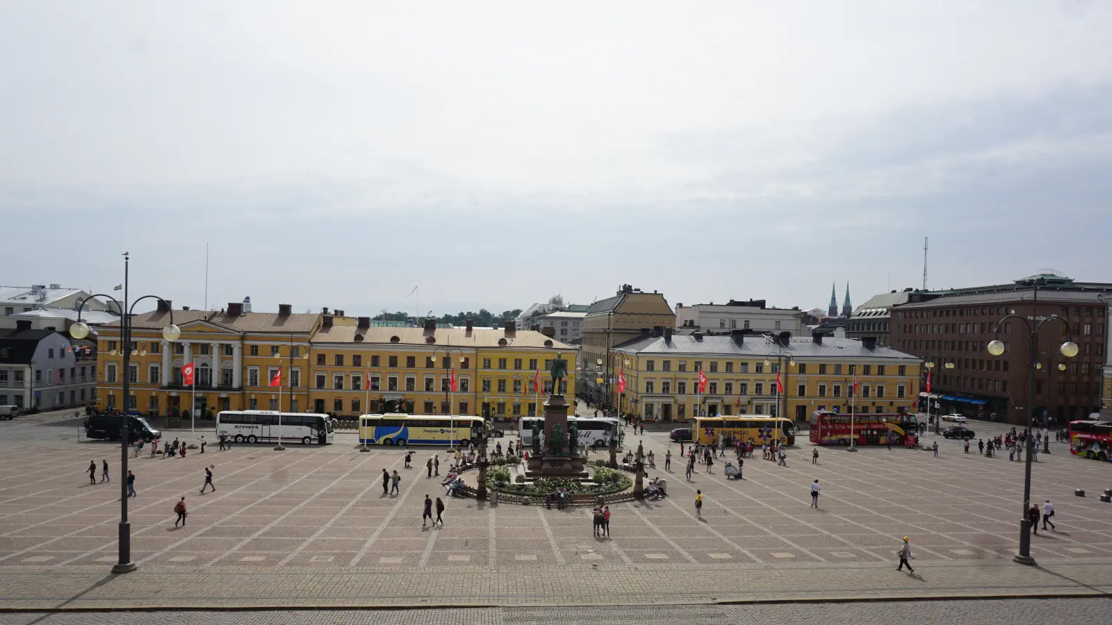 The Senate Square in Helsinki.
