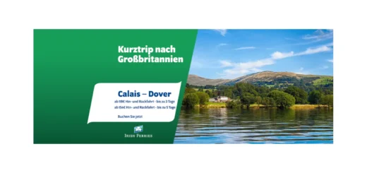 Irish Ferries offer for the Calais-Dover Ferry.