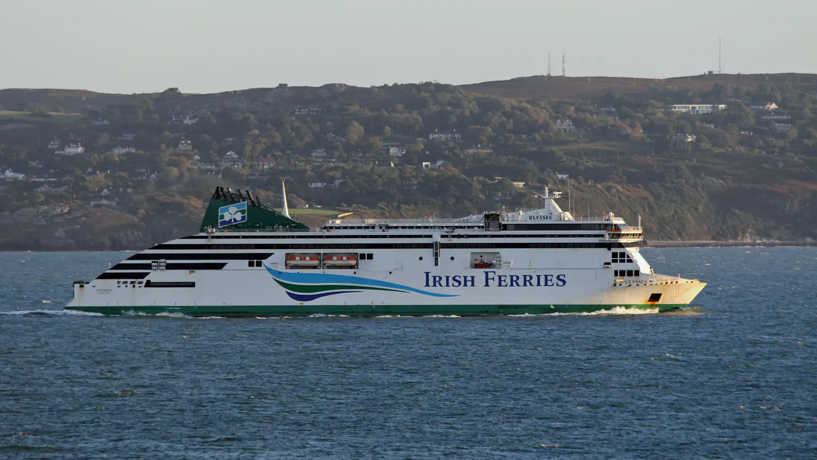 The ULYSSES from Irish Ferries commutes between Dublin and Holyhead.