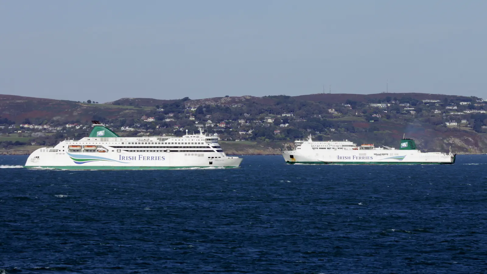 Irish Ferries' James Joyce and Isle of Inishmore ferries operate between Ireland and England.