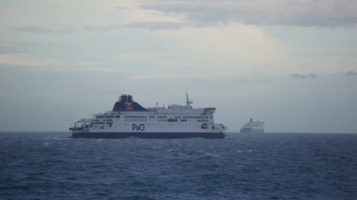 Channel ferries - traveling across the English Channel from Calais to Dover