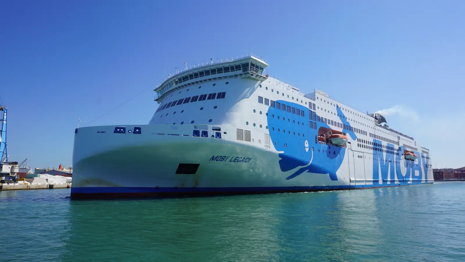 The Moby Lines Ferry Moby Legacy.