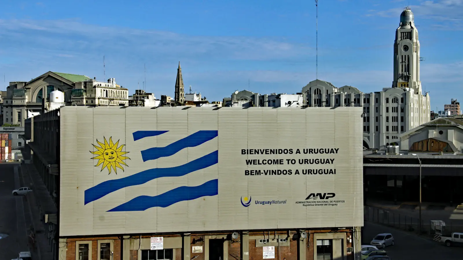 The port building in Montevideo.