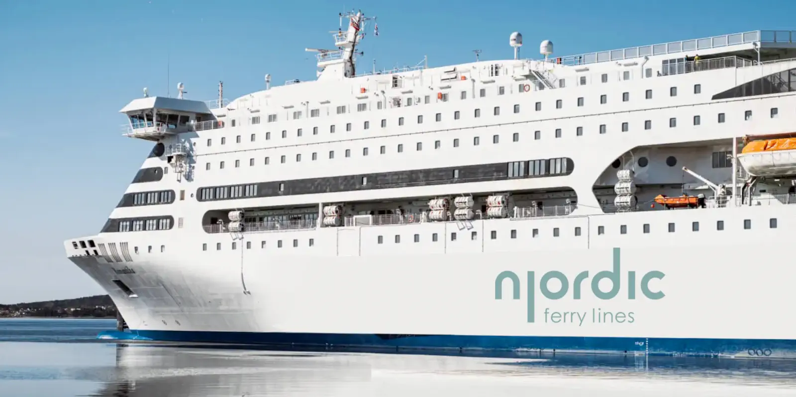 Sample image of a modern Ferry from Njordic Ferry Lines