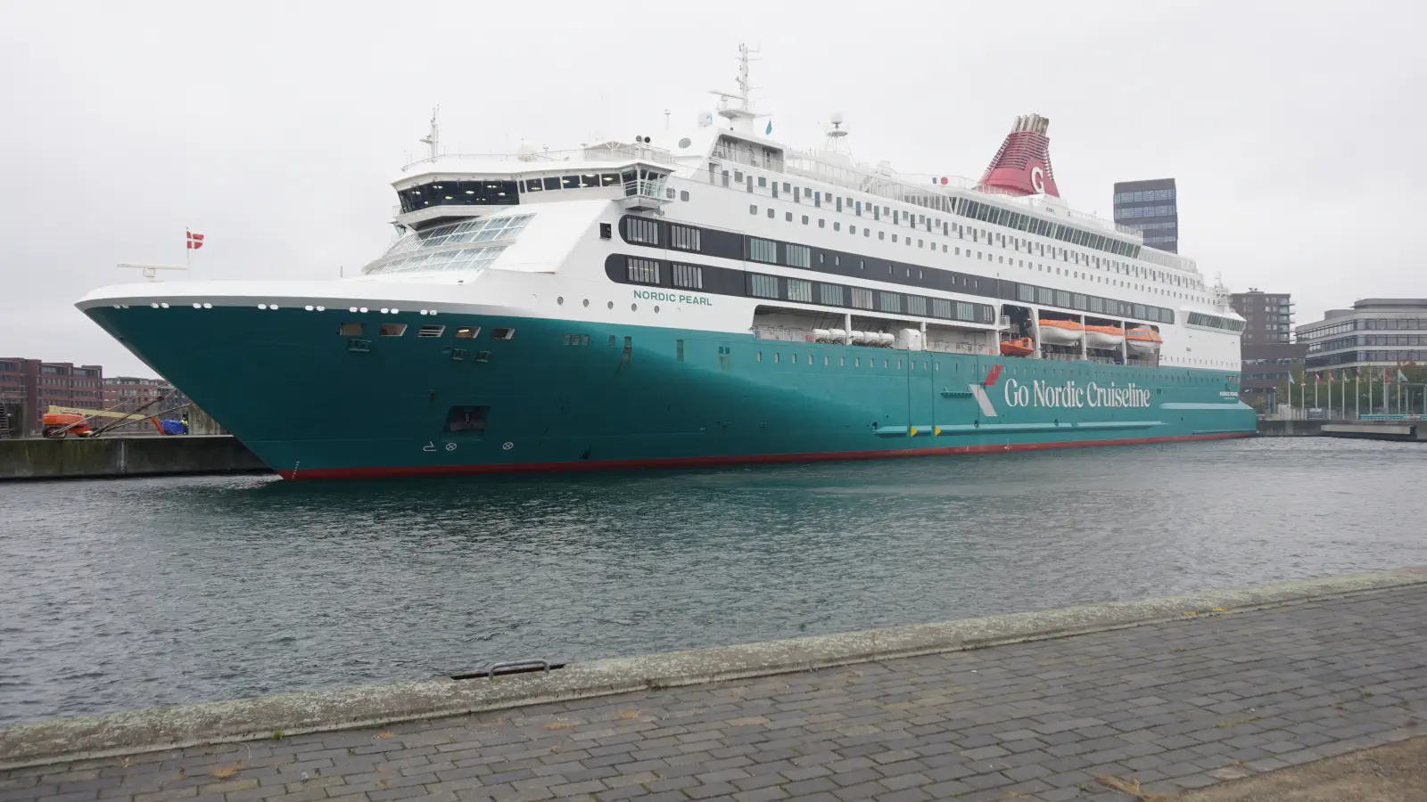 The Nordic Pearl cruise ferry operated by Go Nordic Cruiseline in Copenhagen.