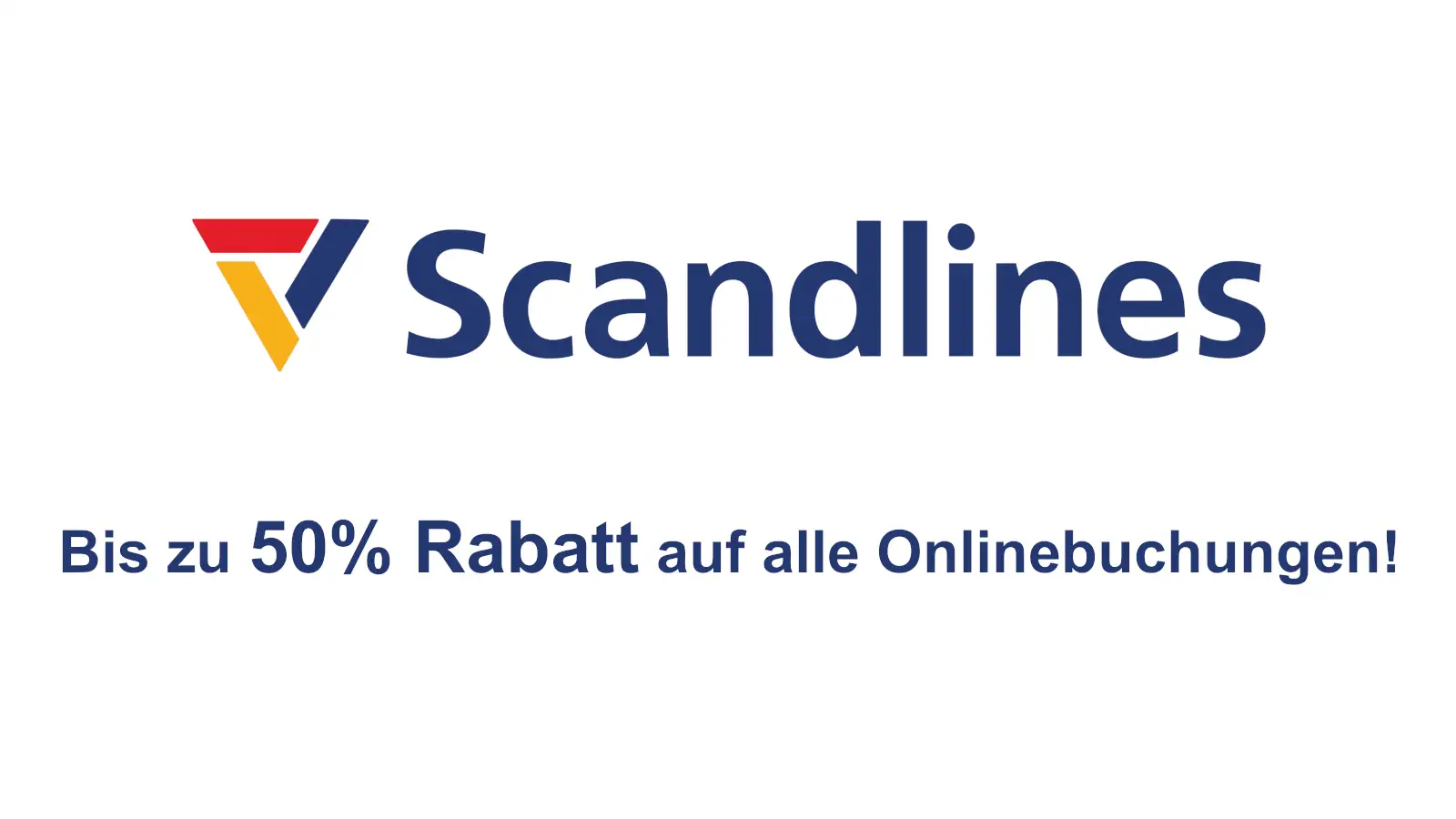 At Scandlines you get up to 50% discount on all online bookings.
