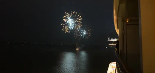 New Year's Eve on board a cruise ferry.