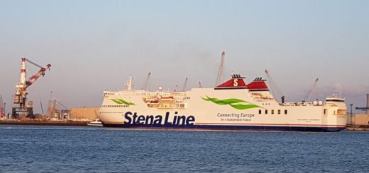 Stena Line Ferry Mecklenburg-Vorpommern in the port of Rostock