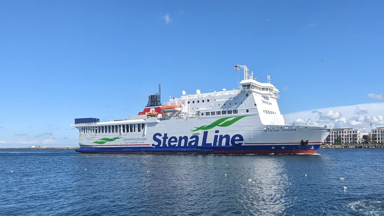 The Stena Line Ferry Stena Vinga.