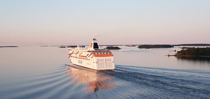 Baltic Sea ferry Baltic Queen from Tallink Silja Line.