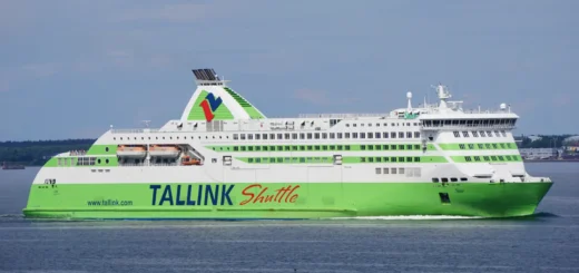 The Tallink Silja Ferry Star is in service on the Tallinn-Helsinki-Tallinn route.