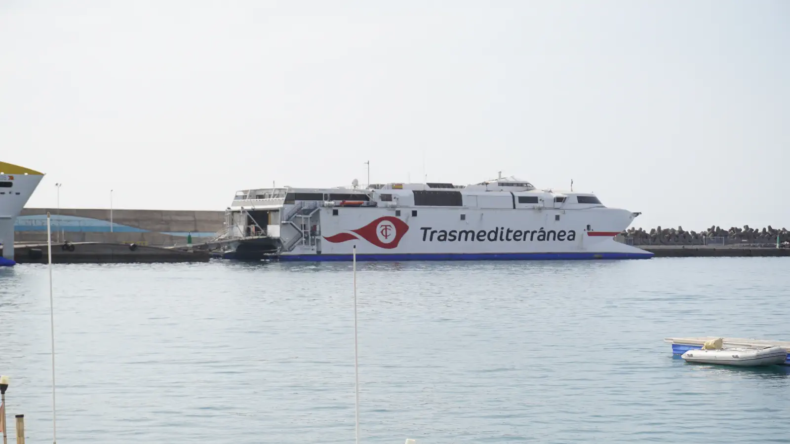 The Trasmediterranea Ferries Villa da Agaete