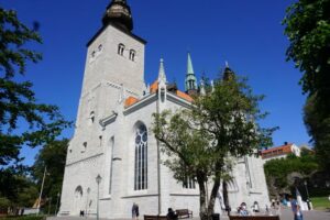 The cathedral church of St. Katrin in Visby on the island of Gotland.
