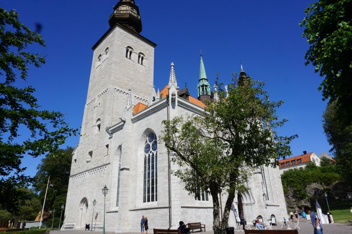 The cathedral church of St. Katrin in Visby on the island of Gotland.