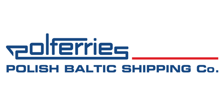 Shipping company Polferries Logo