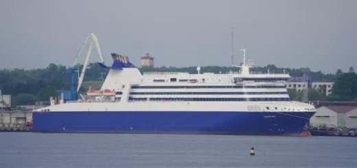 The Ferry Superspeed IX (formerly Atlantic Vision) is also moored in the port of Tallinn.